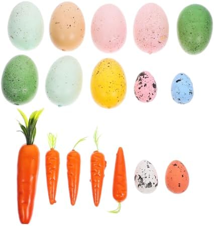 Alipis 1set Decorative Foams Easter Carrot Ornaments