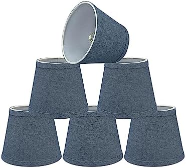 Aspen Creative 32863-6A 4x6x5 Blue Lamp Shade