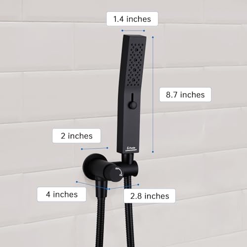 G Promise 3-Function All Metal Handheld Shower Set