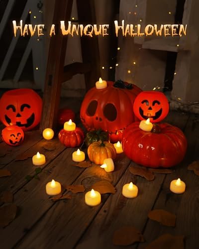 Raycare 24 Pack Battery Operated Tea Lights Candles