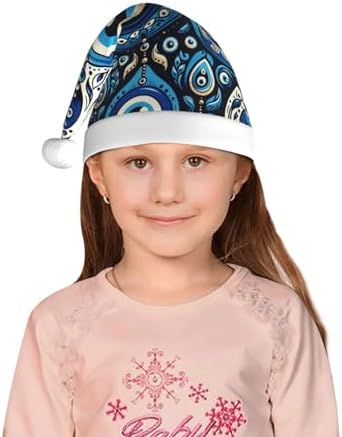 Augenstern Christmas Hat with Greek Beads and Nazar Amulet