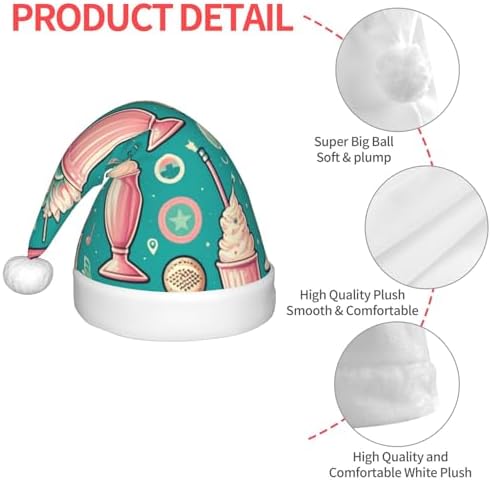 Augenstern Christmas Hat Retro Milkshakes Pattern