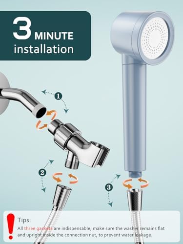 Fitespot High Pressure Filtered Handheld Shower Head