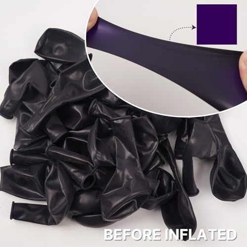 PartyWoo Dark Purple Balloons 92pcs Arch Kit Garland Decorations