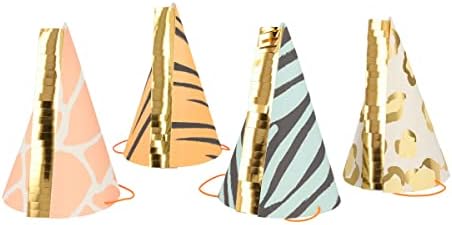 Meri Meri Bright Cone Birthday Hats Pack of 8
