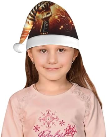 Augenstern Christmas Hat Microphone Santa Hat for Kids