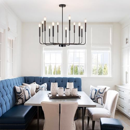 3149 Inch Black Chandeliers for Dining Room