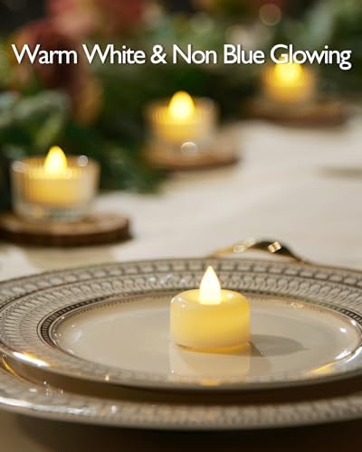 Raycare 24 Pack Battery Operated Tea Lights Candles
