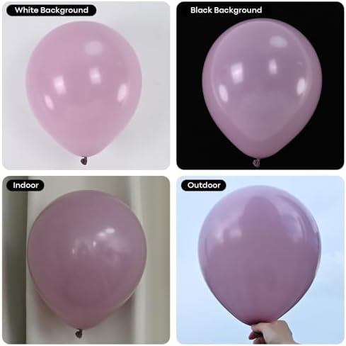 Dusty Purple Balloons 5 Inch 60pcs for Party Decorations