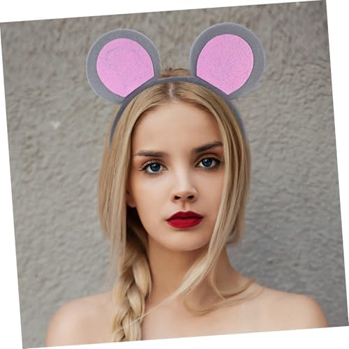 Unomor Mouse Ears Headband Set with Bowtie and Tail