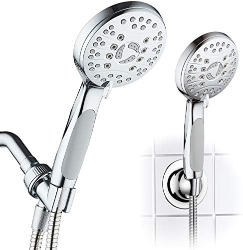 AquaSpa High Pressure 6-Setting Luxury Handheld Showerhead