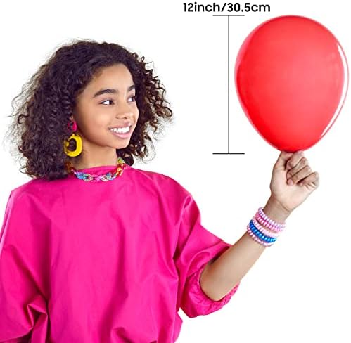 OWill 120pcs Red Balloons 12 Inches for Party Decorations