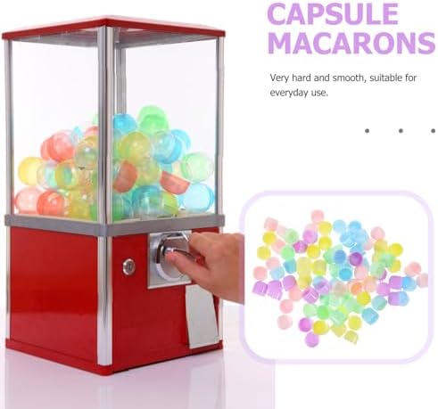 Abaodam Gumball Machine Capsules 50PCS 32x47mm Clear Plastic Balls