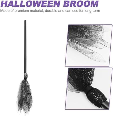 VANZACK Witch Broom Prop Halloween Costume Broom
