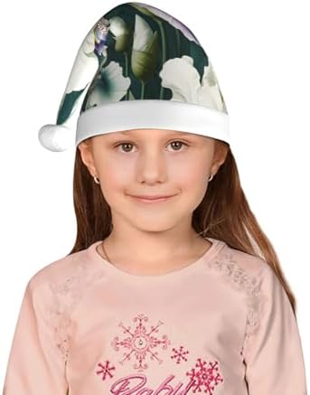Augenstern Christmas Hat Irises Floral Santa Hat Unisex