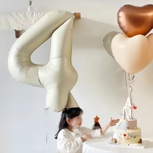 Govpy Cream 26 Balloons Set for Birthday Party Decoration