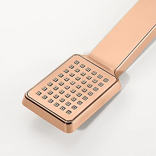 Handheld Shower Head with 360 Rotatable Hose and Rose Gold Bracket