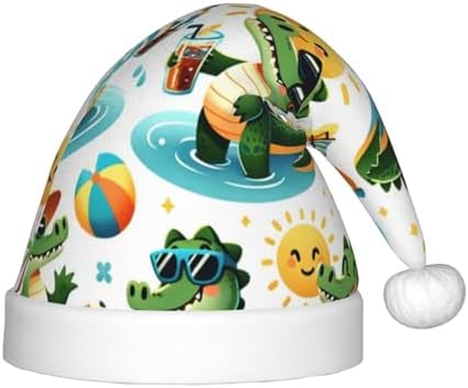Augenstern Christmas Hat Alligator Fun Santa Hat Unisex