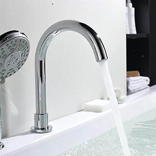 LASEVE Handheld Shower Head 5 Hole Durable Silver
