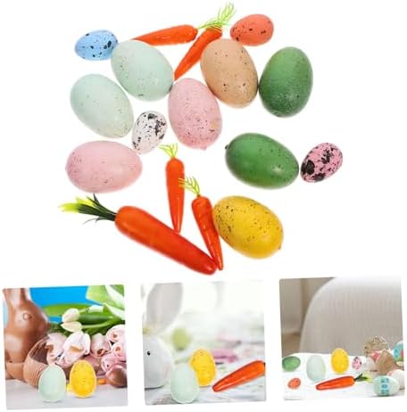 Alipis 1set Decorative Foams Easter Carrot Ornaments
