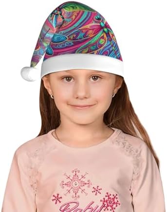 Augenstern Neon Dragonflies Christmas Hat for Kids