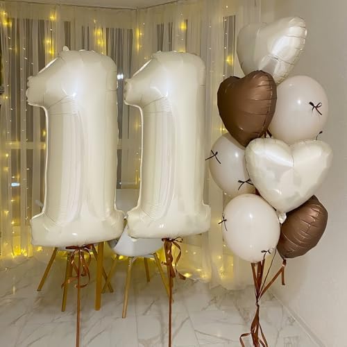 Govpy Cream 26 Balloons Set for Birthday Party Decoration
