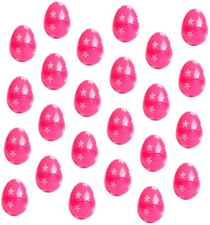 Toyvian 48Pcs Easter Eggs Fillable Plaything