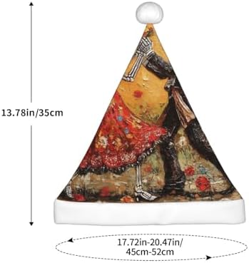 Augenstern Christmas Hat Skeletons Dancing In Street Santa Hat Unisex