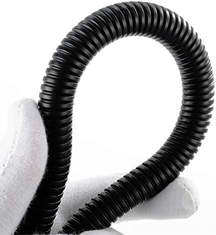 UWEREBFM Glossy Black Handheld Shower Head Set