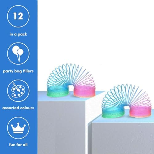 Liberty Imports 12 PCS Magic Rainbow Coil Springs