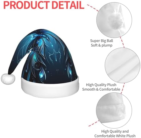 Augenstern Christmas Hat Blue Butterfly Wings Santa Hat For Kids