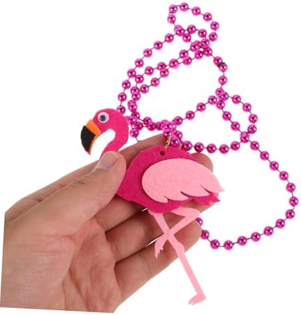 MAGICLULU 5Pcs Hawaiian Beaded Necklaces for Beach Party
