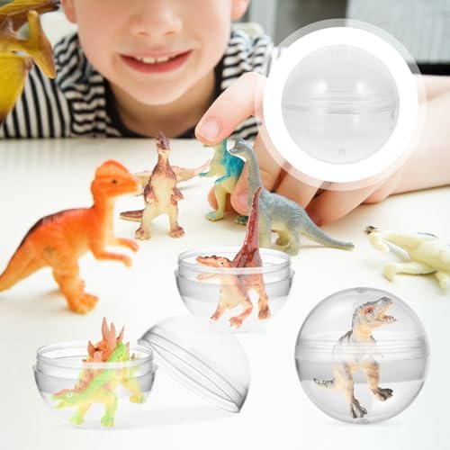 HOMSFOU 10pcs Clear Plastic Party Favor Container