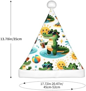 Augenstern Christmas Hat Alligator Fun Santa Hat Unisex