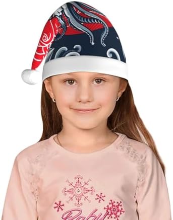 Augenstern Christmas Hat Squid Blessing Japan Santa Hat Unisex