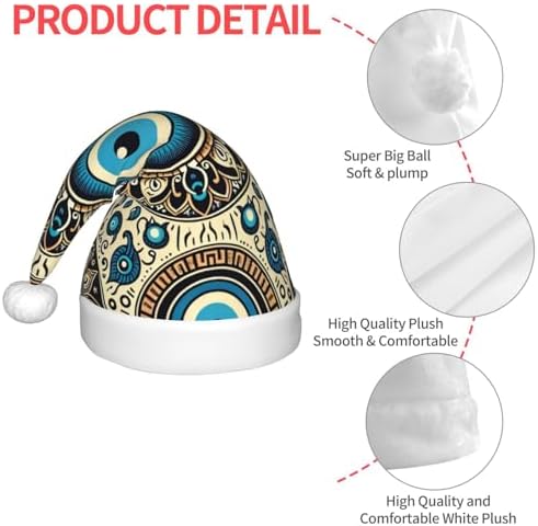 Augenstern Christmas Hat Santa Hat Evil Eye Amulet Unisex