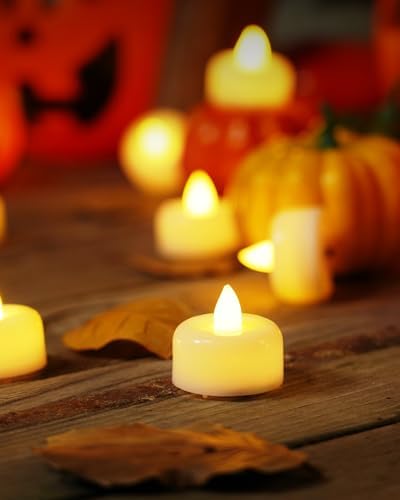 Raycare 24 Pack Battery Operated Tea Lights Candles