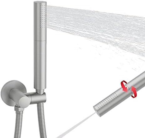 Brushed Nickel Dual Mode Handheld Shower Head Set