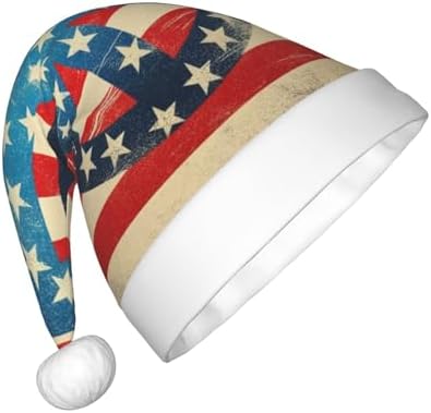 Augenstern Christmas Hat With American Flag And Peace Sign