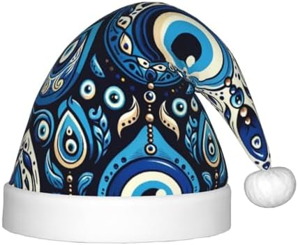Augenstern Christmas Hat with Greek Beads and Nazar Amulet