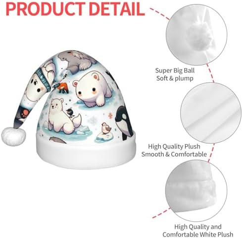 Augenstern Christmas Hat for Kids Unisex Santa Hat