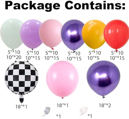 Wonderland 150pc Balloon Garland Arch Decorations