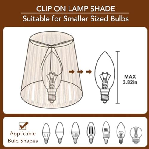 3 Pack Rattan Lamp Shades for Boho Decor