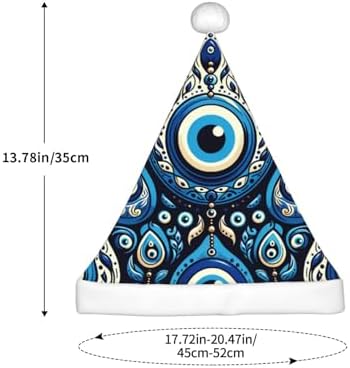 Augenstern Christmas Hat with Greek Beads and Nazar Amulet
