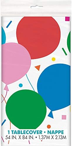 Unique Colorful Balloons Rectangular Table Cover - 54x84