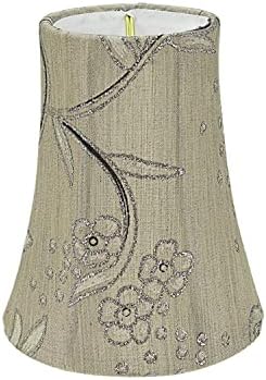 Aspen Creative 30250-2A Bell Clip-On Lamp Shade Set of 2