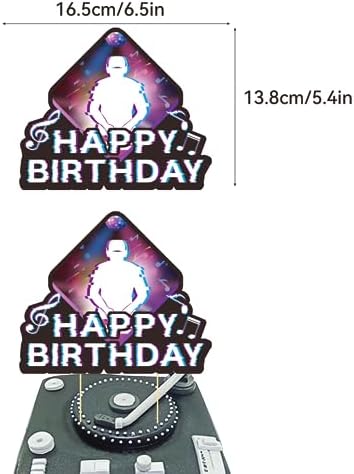 DJ Birthday Decorations with Balloons and Banners
