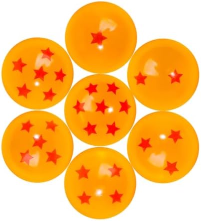 7PCS Anime Bouncing Balls with Red Stars