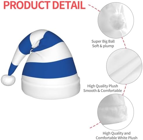 Augenstern Christmas Hat Uruguay Flag Santa Hat Unisex