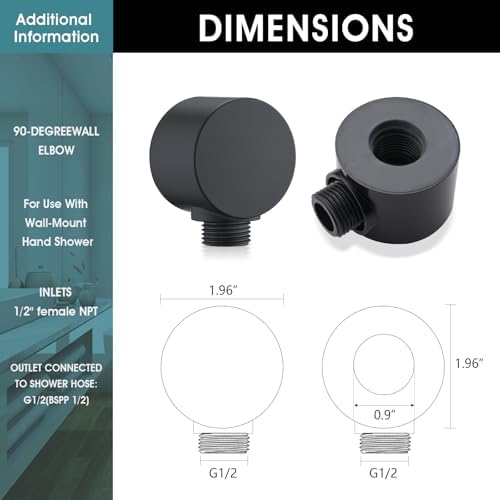 Localand Hand Shower with Slide Bar and 10 Settings